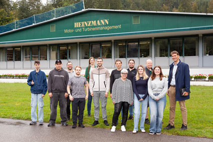 HEINZMANN Ausbildungsstart Gruppenbild